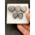 High Quality Natural Silver Obsidian Smooth Heart Shape Cabochons Gemstone For Jewelry