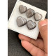 High Quality Natural Silver Obsidian Smooth Heart Shape Cabochons Gemstone For Jewelry