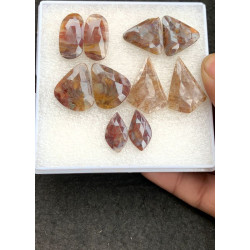 High Quality Natural Pietersite Rose Cut Pair Fancy Shape Cabochons Gemstone For Jewelry