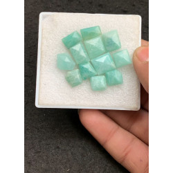 High Quality Natural Amazonite Rose Cut Fancy Shape Cabochons Gemstone For Jewelry