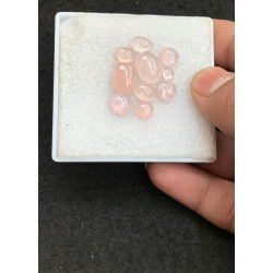 High Quality Natural Morganite Smooth Mix Shape Cabochons Gemstone For Jewelry