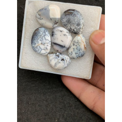 High Quality Natural Dendrite Opal Smooth Fancy Shape Cabochons Gemstone For Jewelry