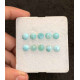 High Quality Natural Larimar Rose Cut Round Shape Cabochon For Jewelry