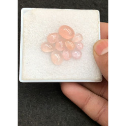 High Quality Natural Morganite Smooth Mix Shape Cabochons Gemstone For Jewelry