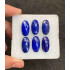 High Quality Natural Lapis Lazuli Rose Cut Oval Shape Cabochon For Jewelry