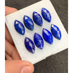 High Quality Natural Lapis Lazuli Rose Cut Marquise Shape Cabochon For Jewelry