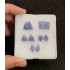 High Quality Natural Iolite Rose Cut Fancy Shape Cabochon For Jewelry