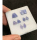 High Quality Natural Iolite Rose Cut Fancy Shape Cabochon For Jewelry