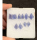 High Quality Natural Iolite Rose Cut Fancy Shape Cabochon For Jewelry