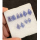 High Quality Natural Iolite Rose Cut Fancy Shape Cabochon For Jewelry