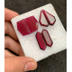 High Quality Natural Garnet Step Cut Pair Fancy Shape Cabochon For Jewelry