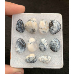 High Quality Natural Dendrite Opal Smooth Fancy Shape Cabochon For Jewelry