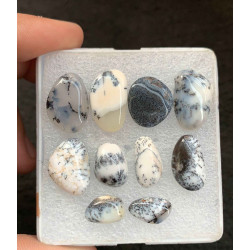 High Quality Natural Dendrite Opal Smooth Fancy Shape Cabochon For Jewelry