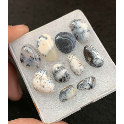 High Quality Natural Dendrite Opal Smooth Fancy Shape Cabochon For Jewelry