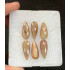 High Quality Natural Golden Sapphire Rose Cut Pear Shape Cabochon For Jewelry