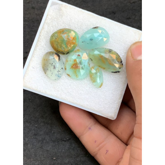 High Quality Natural Peru Opal Rose Cut Fancy Shape Cabochon Gemstone For Jewelry