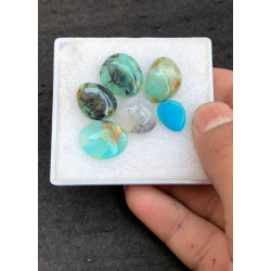 High Quality Natural Peru Opal Smooth Fancy Shape Cabochons Gemstone For Jewelry