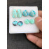 High Quality Natural Tibetan Turquoise Smooth Pair Mix Shape Cabochons Gemstone For Jewelry