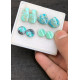 High Quality Natural Tibetan Turquoise Smooth Pair Mix Shape Cabochons Gemstone For Jewelry