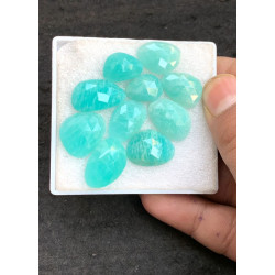 High Quality Natural Amazonite Rose Cut Fancy Shape Cabochons Gemstone For Jewelry