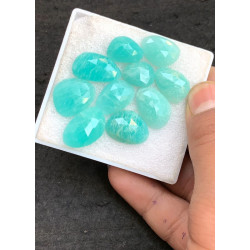 High Quality Natural Amazonite Rose Cut Fancy Shape Cabochons Gemstone For Jewelry