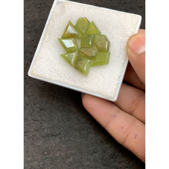 High Quality Natural Vesuvianite Step Cut Fancy Shape Cabochons Gemstone For Jewelry