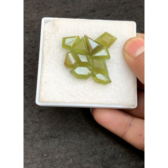 High Quality Natural Vesuvianite Step Cut Fancy Shape Cabochons Gemstone For Jewelry