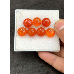 High Quality Natural Carnelian Smooth Round Shape Cabochons Gemstone For Jewelry