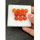 High Quality Natural Carnelian Smooth Round Shape Cabochons Gemstone For Jewelry