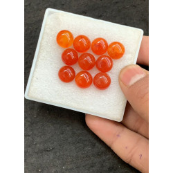 High Quality Natural Carnelian Smooth Round Shape Cabochons Gemstone For Jewelry