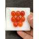 High Quality Natural Carnelian Smooth Oval Shape Cabochons Gemstone For Jewelry