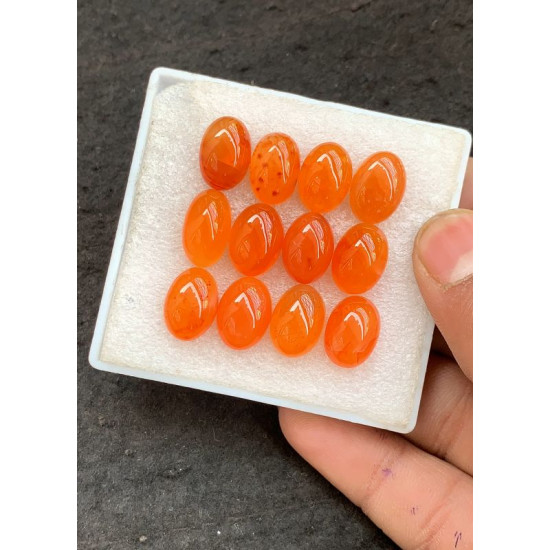 High Quality Natural Carnelian Smooth Oval Shape Cabochons Gemstone For Jewelry