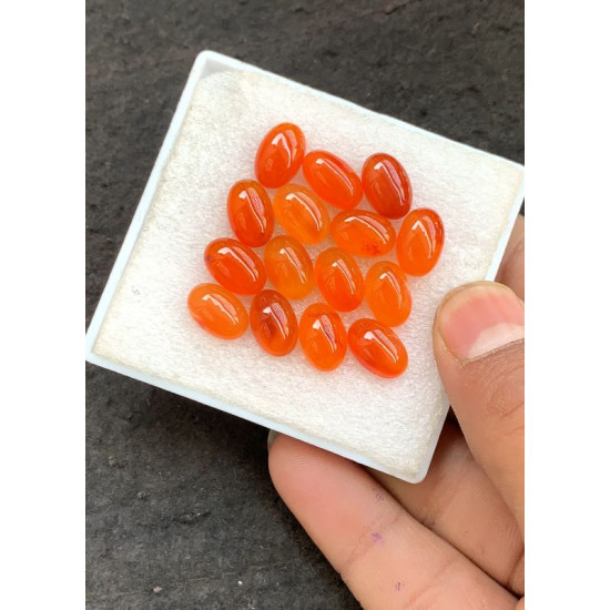 High Quality Natural Carnelian Smooth Oval Shape Cabochons Gemstone For Jewelry