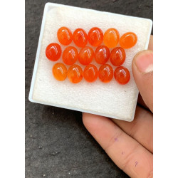 High Quality Natural Carnelian Smooth Oval Shape Cabochons Gemstone For Jewelry