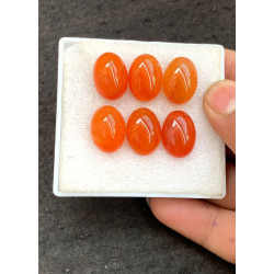High Quality Natural Carnelian Smooth Oval Shape Cabochons Gemstone For Jewelry