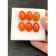 High Quality Natural Carnelian Smooth Oval Shape Cabochons Gemstone For Jewelry