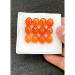 High Quality Natural Carnelian Smooth Oval Shape Cabochons Gemstone For Jewelry