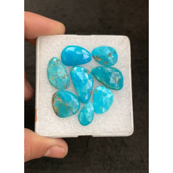 High Quality Natural American Turquoise Rose Cut Fancy Shape Cabochon Gemstone For Jewelry