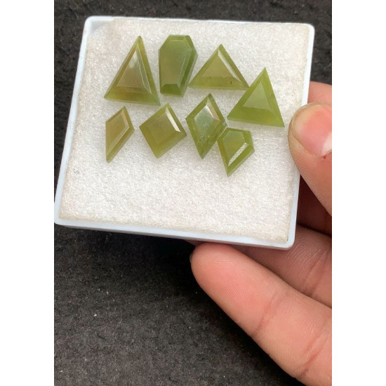 High Quality Natural Vesuvianite Step Cut Fancy Shape Cabochons Gemstone For Jewelry