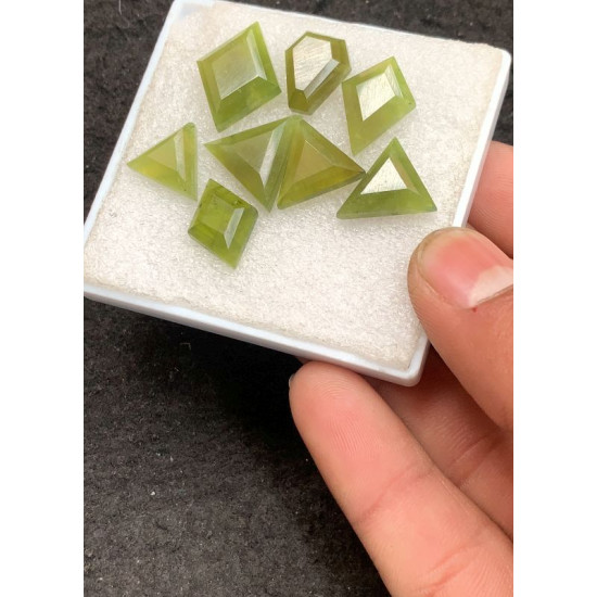 High Quality Natural Vesuvianite Step Cut Fancy Shape Cabochons Gemstone For Jewelry