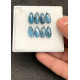 High Quality Natural Teal Green Kyanite Rose Cut Pear Shape Cabochon Gemstone For Jewelry