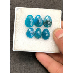 High Quality Natural Neon Apatite Rose Cut Fancy Shape Cabochons Gemstone For Jewelry