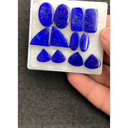 High Quality Natural Lapis Lazuli Smooth Pair Mix Shape Cabochons Gemstone For Jewelry