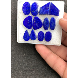 High Quality Natural Lapis Lazuli Smooth Pair Mix Shape Cabochons Gemstone For Jewelry