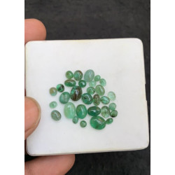 High Quality Natural Emerald Smooth Fancy Shape Cabochon Gemstone For Jewelry