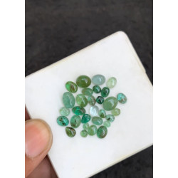 High Quality Natural Emerald Smooth Fancy Shape Cabochon Gemstone For Jewelry