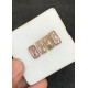 High Quality Natural Golden Sapphire Rose Cut Rectangle Shape Cabochons Gemstone For Jewelry