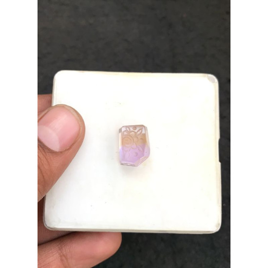 High Quality Natural Ametrine Hand Craved Fancy Shape Cabochons Gemstone For Jewelry