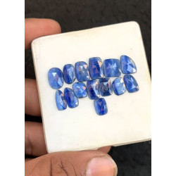 High Quality Natural Blue Kyanite Rose Cut Fancy Shape Cabochons Gemstone For Jewelry