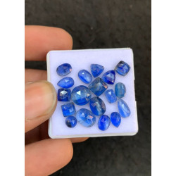 High Quality Natural Blue Kyanite Rose Cut Mix Shape Cabochons Gemstone For Jewelry